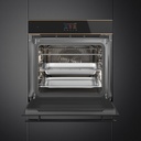 Four Pyro Vapeur Noir/Cuivre SMEG