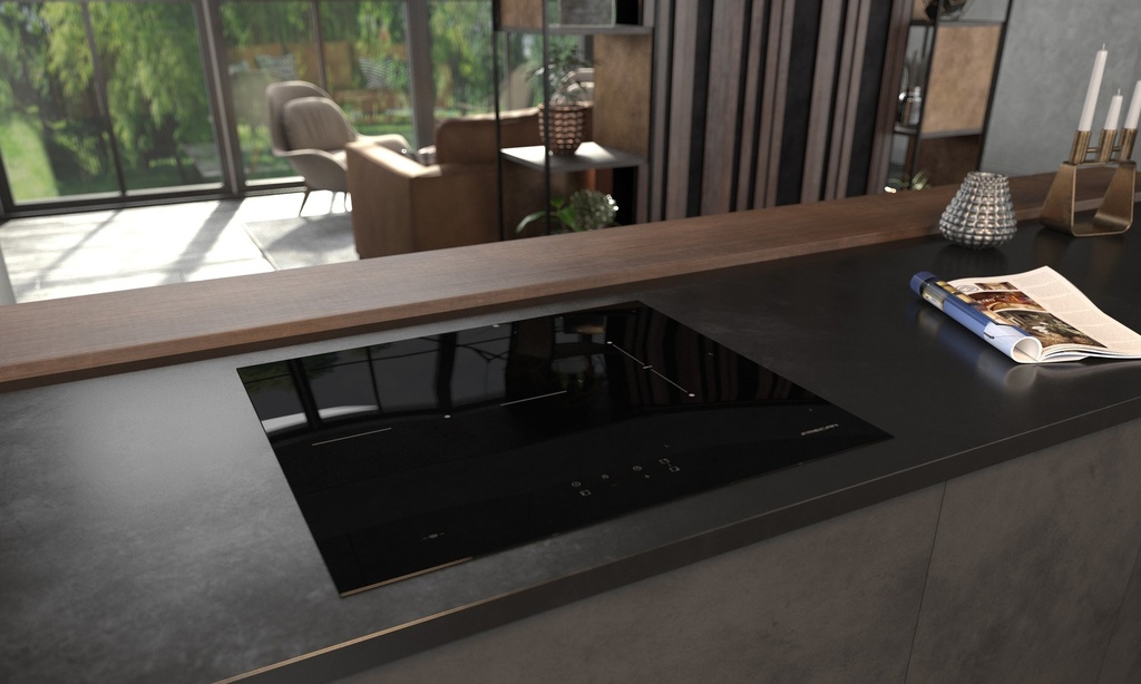 Induction FRECAN H-Connect 603 ELC 3 zones Noir - vue 1