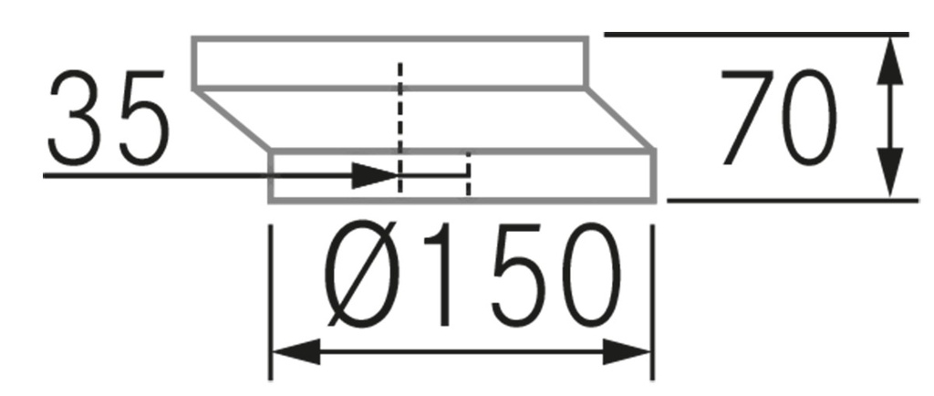 Accessoire FRECAN excentrique Ø150 - vue 1