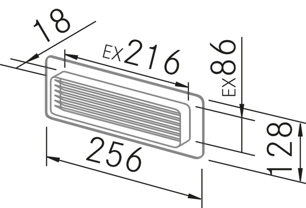 Accessoire FRECAN IT - Grille Conduits Plats - vue 1