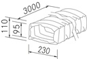 Accessoire FRECAN IT - Conduit Flexible Plat 3m. - vue 1