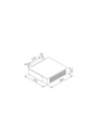 Accessoire FRECAN Caisson-R Socle Textil (TC3) - 100 mm - vue 1