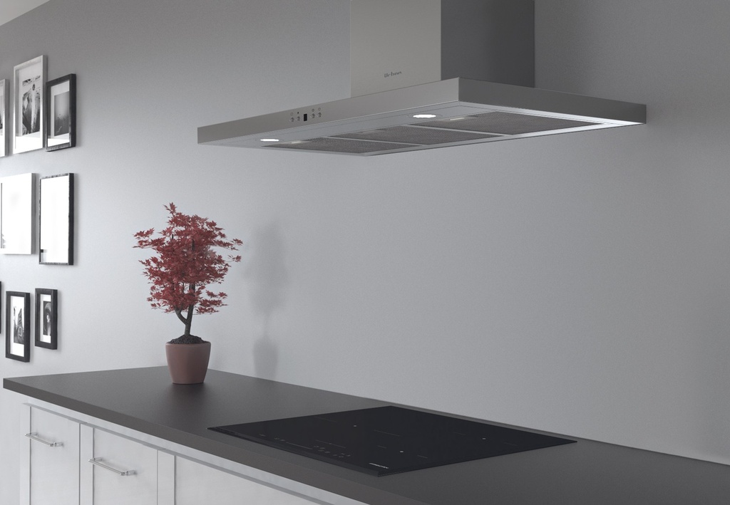 Hotte Murale FRECAN M911 - 900 - V1000 - A.Inox - vue 3