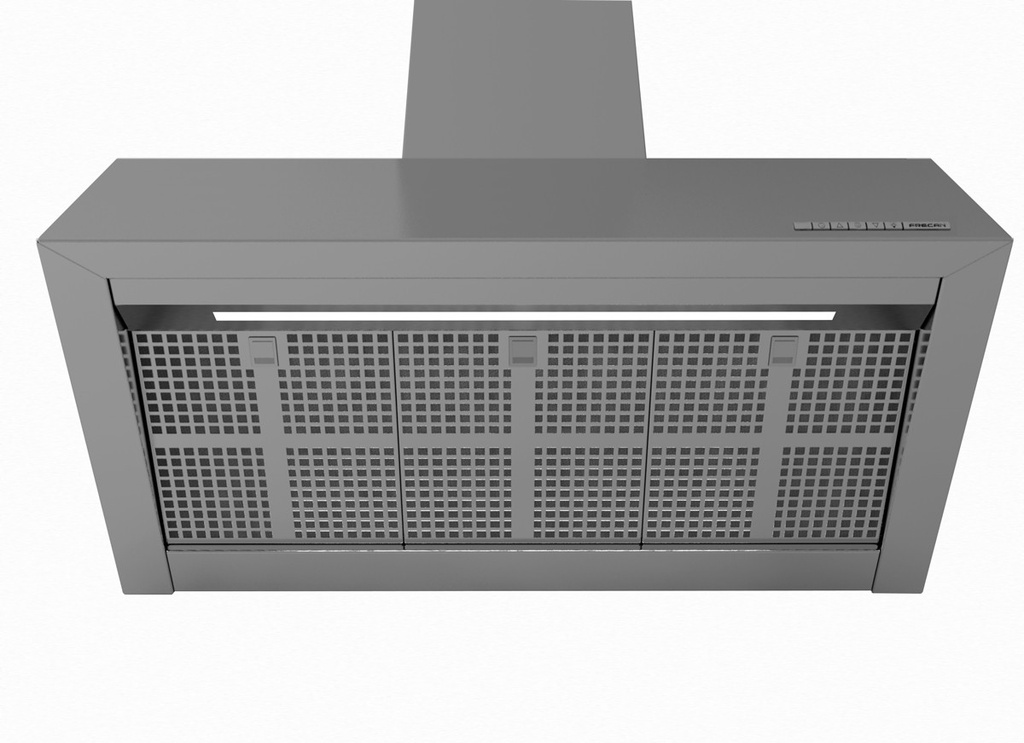 Hotte Murale FRECAN Classic-Pro - 900 - 1100GP - A.Inox - vue 2