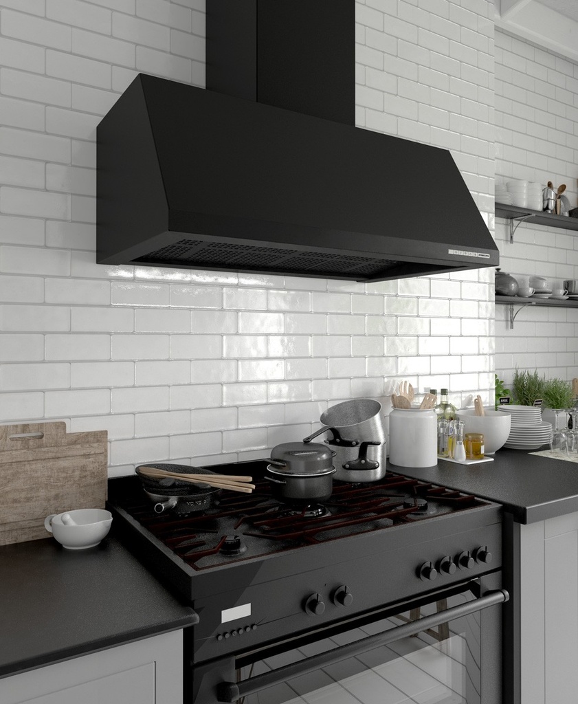 Hotte Murale FRECAN Keops - 900 - 1100GP - Noir - vue 4