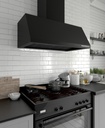 Hotte Murale FRECAN Keops - 900 - 1100GP - Noir - vue 4