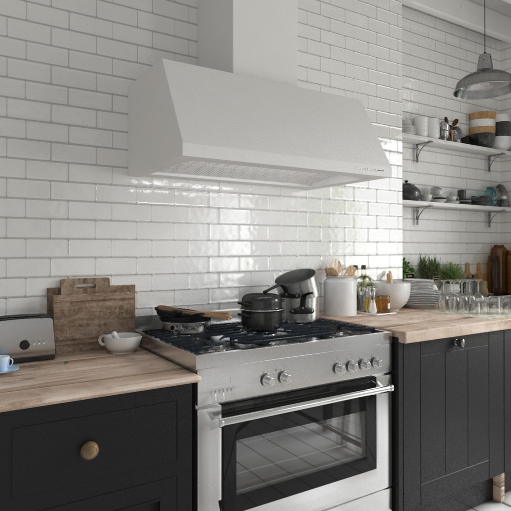 Hotte Murale FRECAN Keops - 900 - 1100GP - Blanc - vue 4