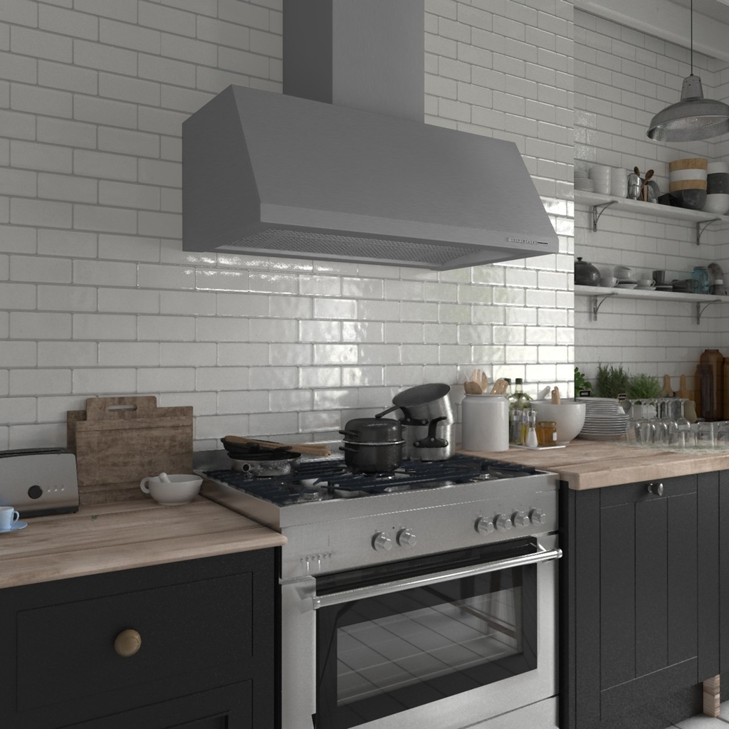 Hotte Murale FRECAN Keops - 900 - 1100GP - A.Inox - vue 4
