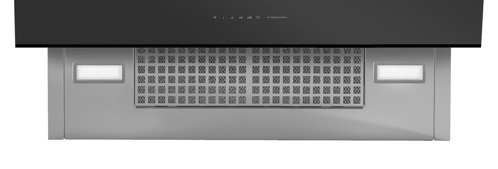 Hotte Murale inclinée FRECAN Quasar - 900 - VF700 - Noir - vue 2
