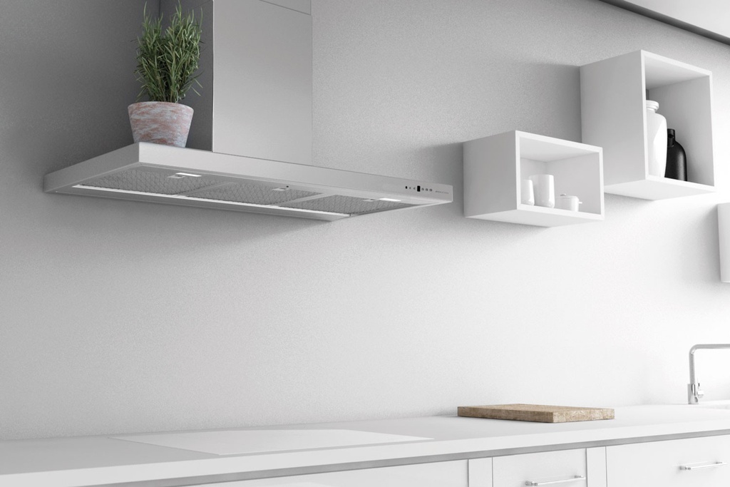 Hotte Murale FRECAN Q-Fine Mural - 900 - VF700 - A.Inox - vue 1