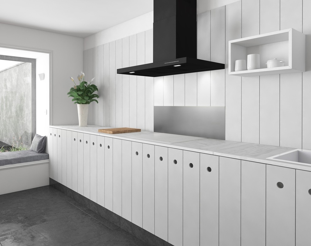 Hotte Murale FRECAN Black Mural - 1200 - 1100GP - Noir - vue 4