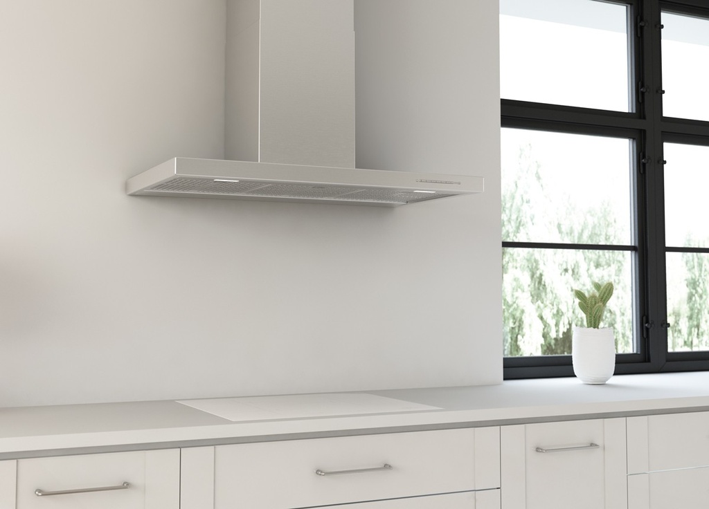 Hotte Murale FRECAN Fine Mural - 900 - 1100GP - A.Inox - vue 1