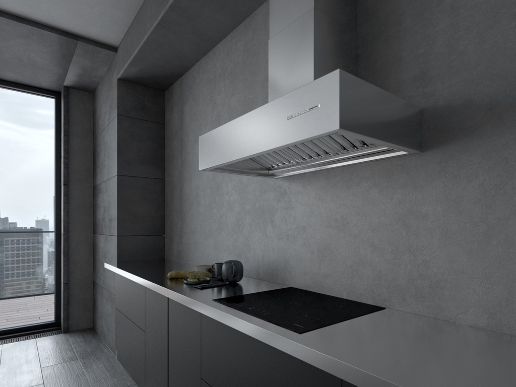 Hotte Murale FRECAN Master Prof - 1200 - Sans Moteur - A.Inox - vue 3