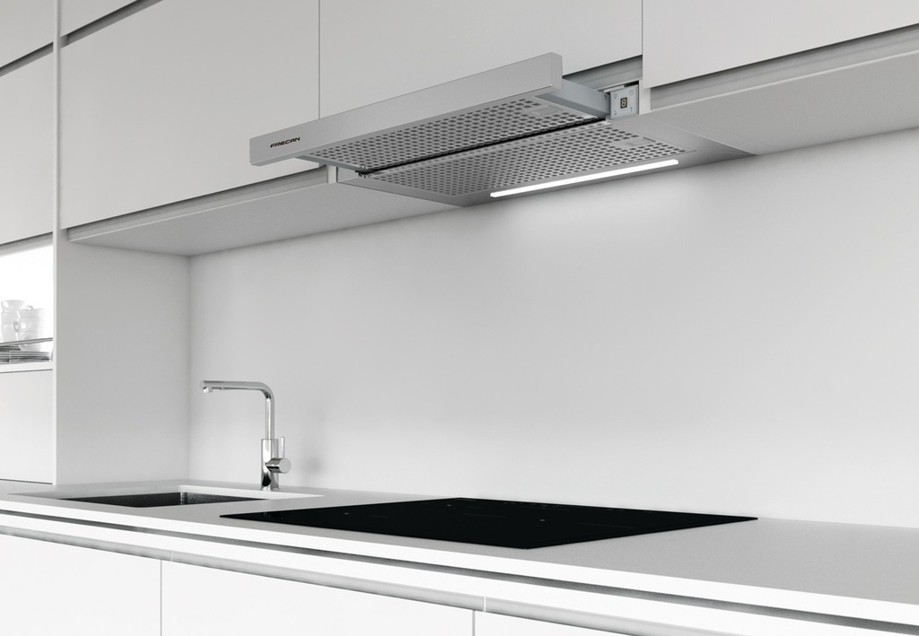 Hotte Intégrable FRECAN DF PW - 900 - V1000 - A.Inox - vue 2