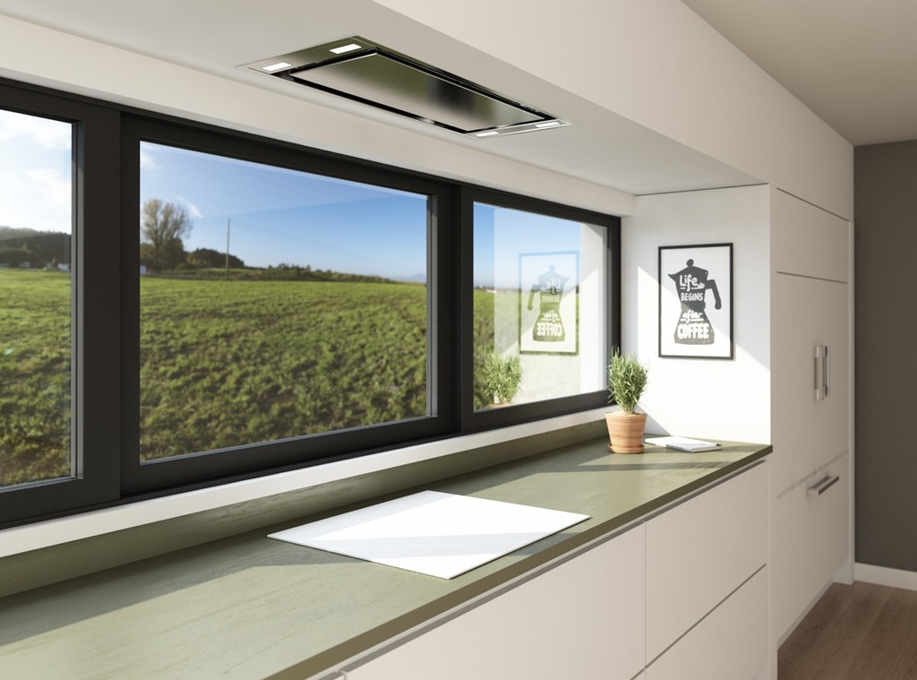Hotte Plafonnière FRECAN Aero - 900 - R800GP - A.Inox - vue 5