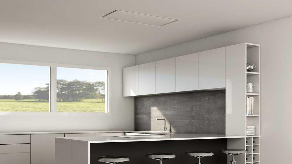 Hotte Plafonnière FRECAN TR10 Slim - 1000 - B1000 - Blanc - vue 4