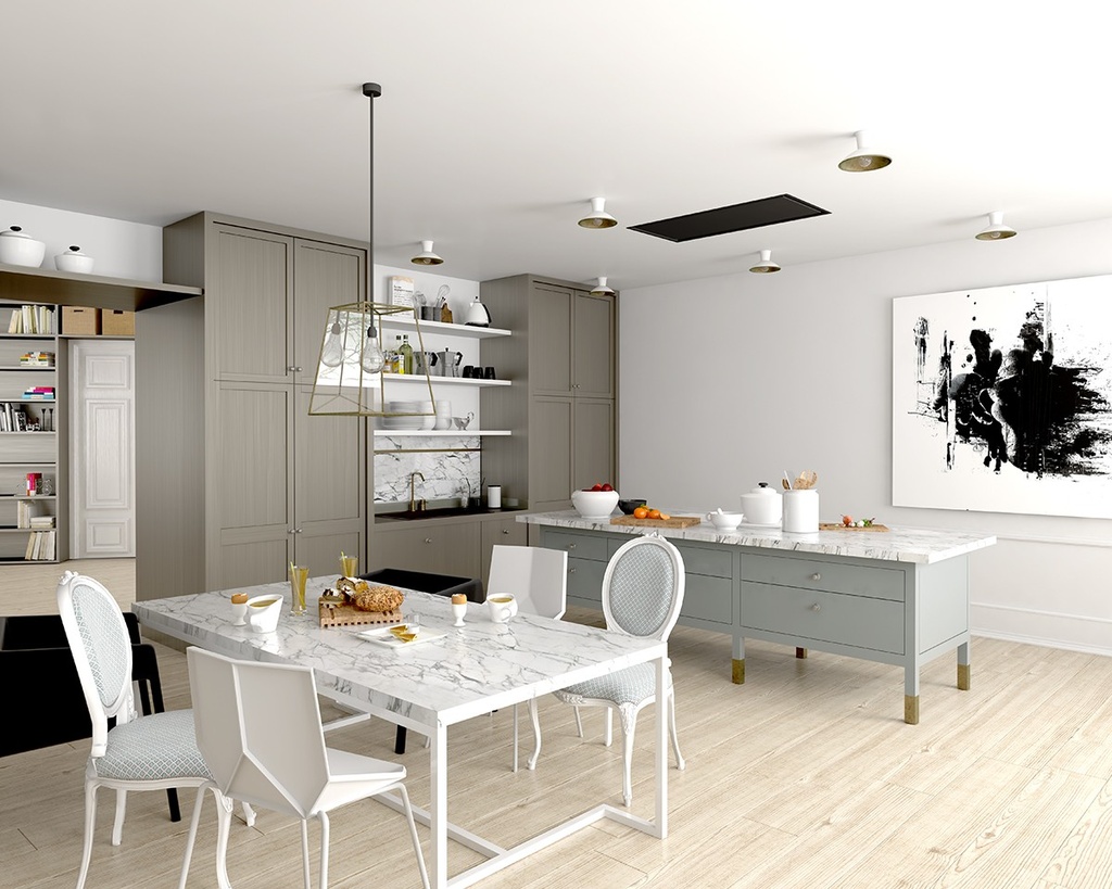 Hotte Plafonnière FRECAN SCL 360 - 1300 - R1000GP - Noir - vue 3