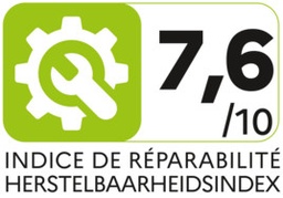 Indice de réparabilité 7,6/10