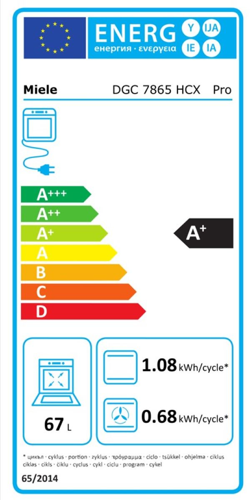 Étiquette énergie