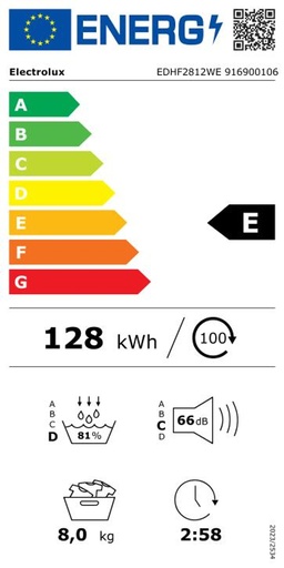 Étiquette énergie - classe E