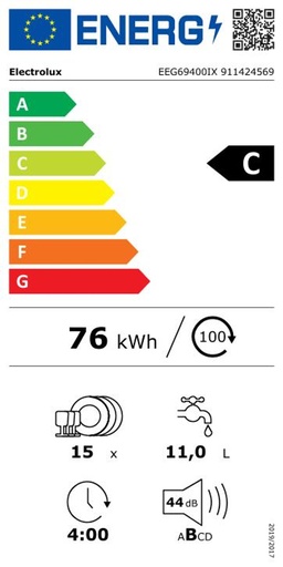 Étiquette énergie - classe C