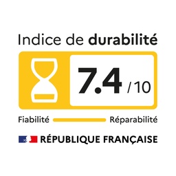 Indice de durabilité 8,3/10