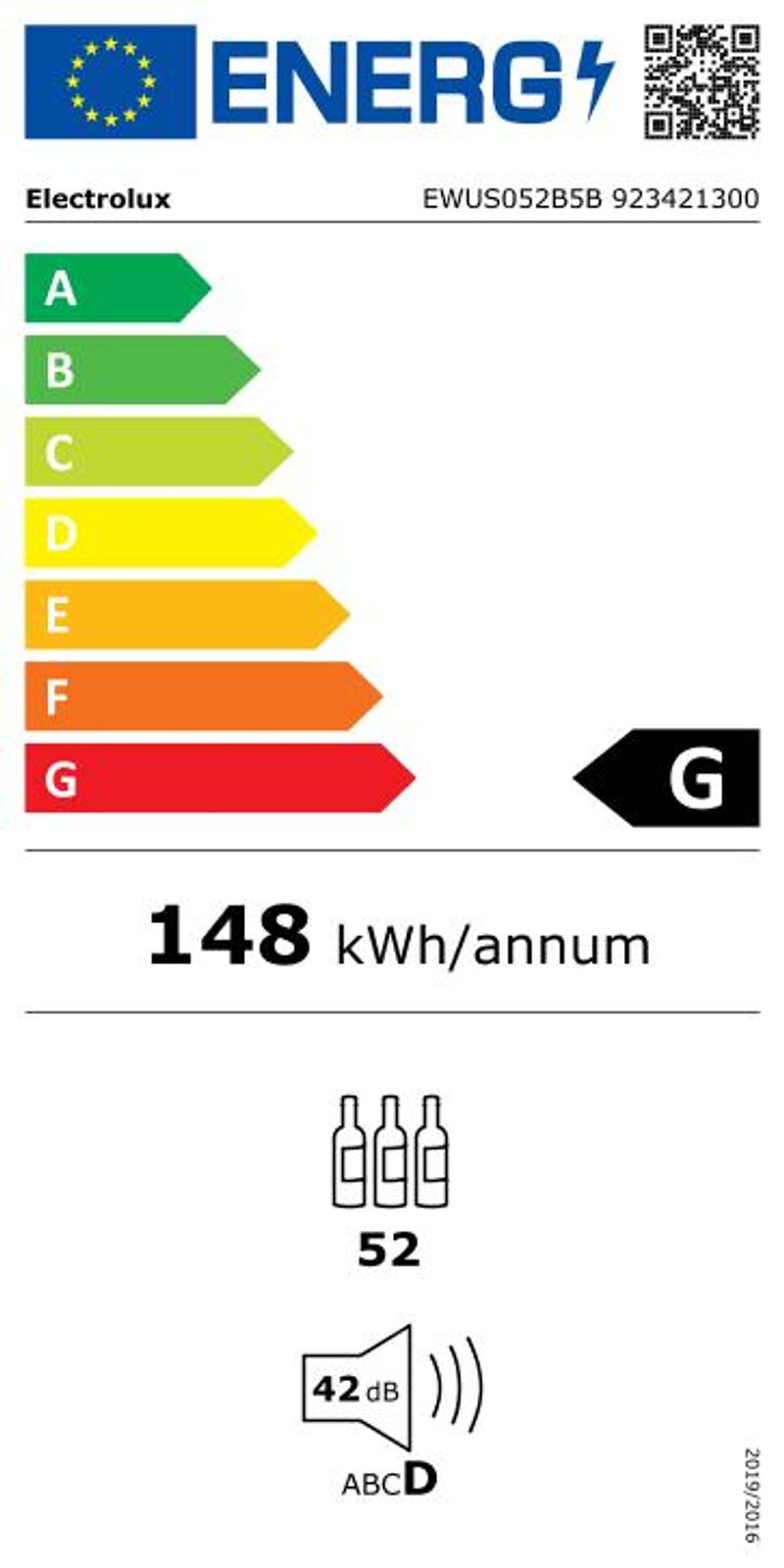 Étiquette énergie - classe G