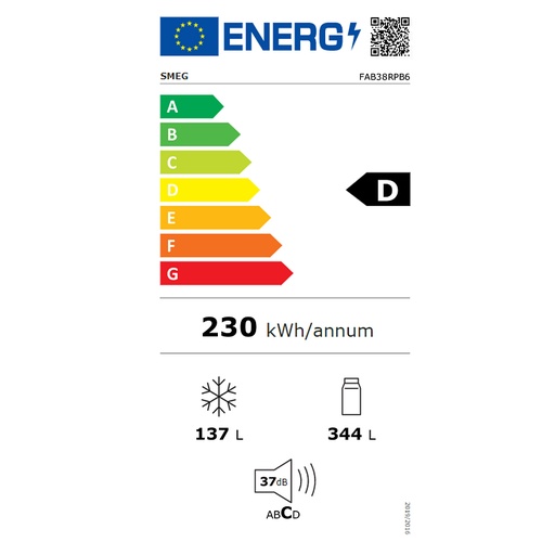 Étiquette énergie - classe D