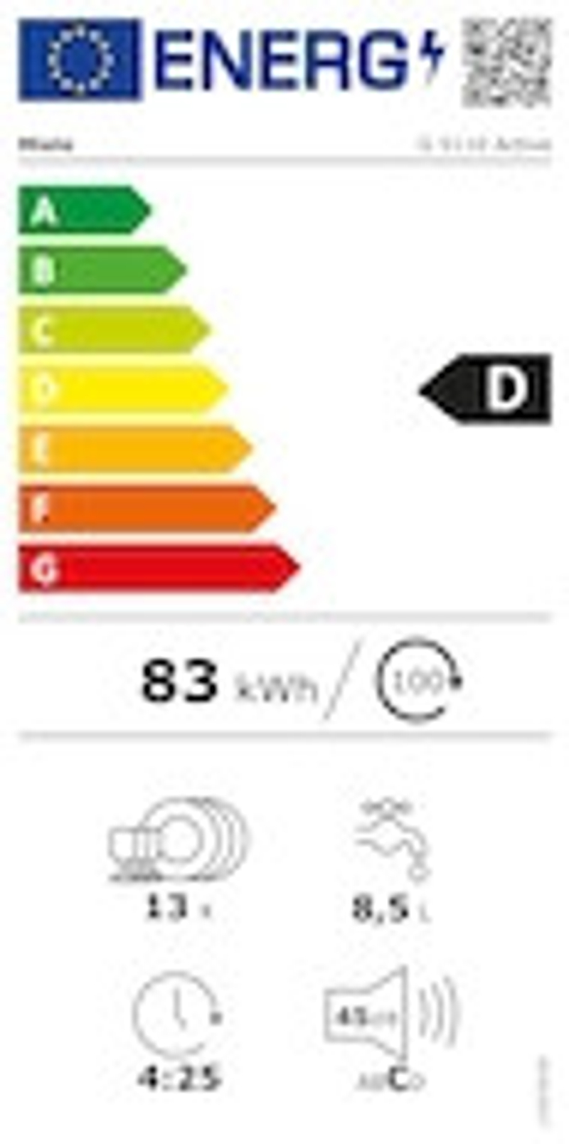 Étiquette énergie