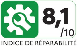 Indice de réparabilité 8,1/10