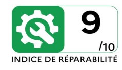 Indice de réparabilité 9,3/10