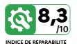Indice de réparabilité 8,3/10