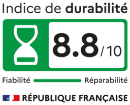 Indice de durabilité 8,8/10
