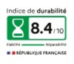 Indice de durabilité 8,4/10