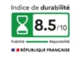 Indice de durabilité 8,5/10