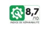 Indice de réparabilité 8,7/10