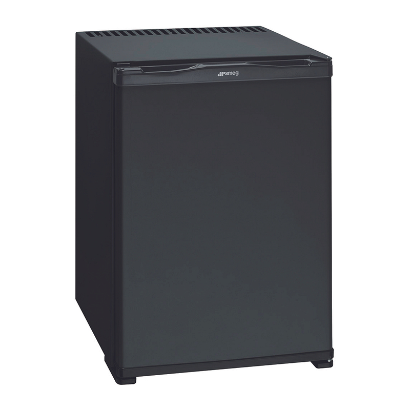 Réfrigérateur Smeg MTE40 mini-bar noir, 32 L, pose libre, refroidissement thermo-électrique, éclairage LED