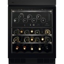 Cave à vin AEG NSW8D826GT encastrable, 40 bouteilles, 2 zones de température, 122 L, écran LED