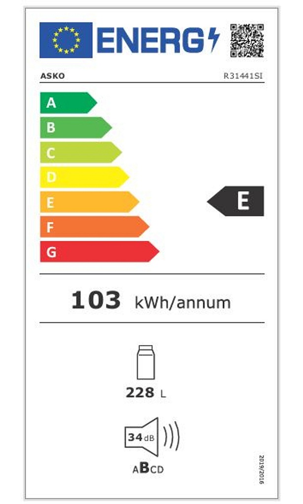 Réfrigérateur intégrable 1P tout utile ASKO
