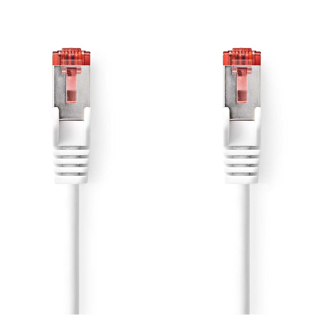 Câble réseau CAT6 | RJ45 Male | RJ45 Male | S/FTP | 20.0 m | Intérieur | Rond | LSZH | Blanc | Boîte