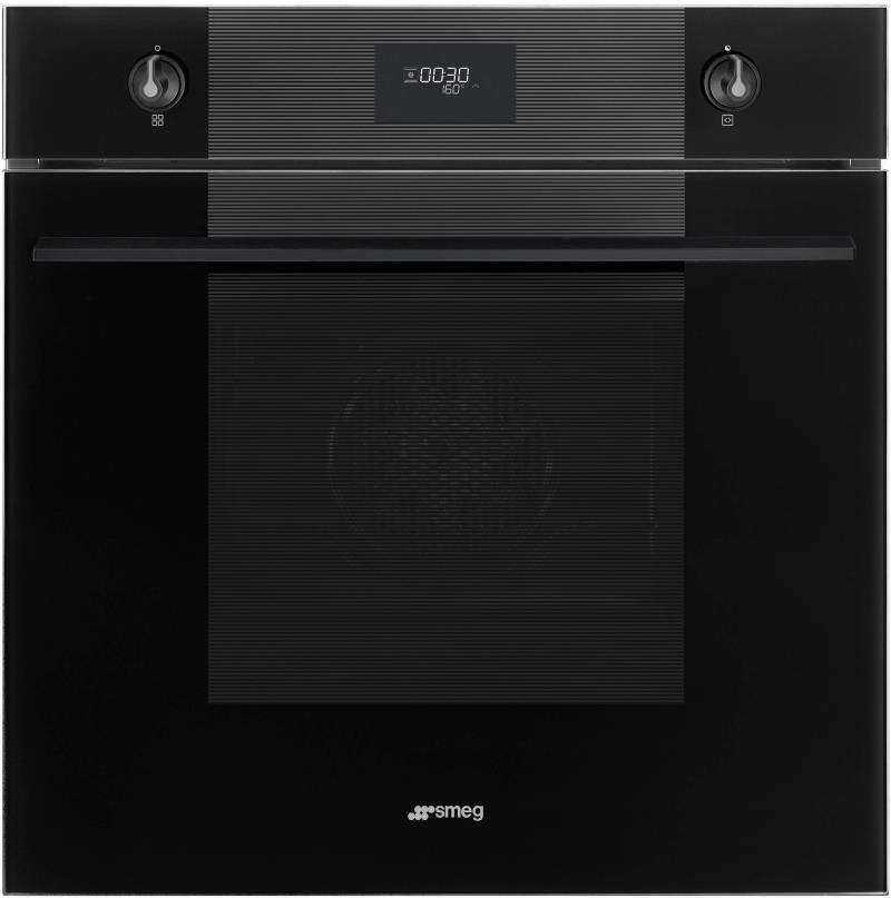 Four pyrolyse Smeg SFP6101TB3, 70 L, noir, porte froide, 10 programmes de cuisson