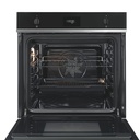 Four pyrolyse Smeg SFP6401TB, 70 L, 3000 W, noir, cuisson par convection, porte froide, écran LCD