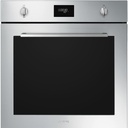 Four pyrolyse Smeg SFP6401TVX1 encastrable, 70 L, 10 programmes de cuisson, porte froide, inox