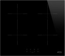 Plaque induction Smeg SIB2641D, 4 zones dont 2 flexibles, 9 niveaux de puissance, commandes tactiles, 60 cm