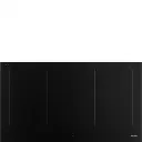 Plaque induction Smeg SIM3964N, 90 cm noire mate, 6 foyers avec Booster, zones flexibles, commande tactile