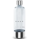 Bouteille de gazéification Smeg SKSB01 en acier inoxydable et plastique, 0,8 L, lavable au lave-vaisselle