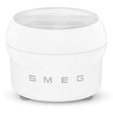 Sorbetière Smeg SMIC01 pour Robot sur socle, capacité 1,1 L, cuve inox, base antidérapante en silicone