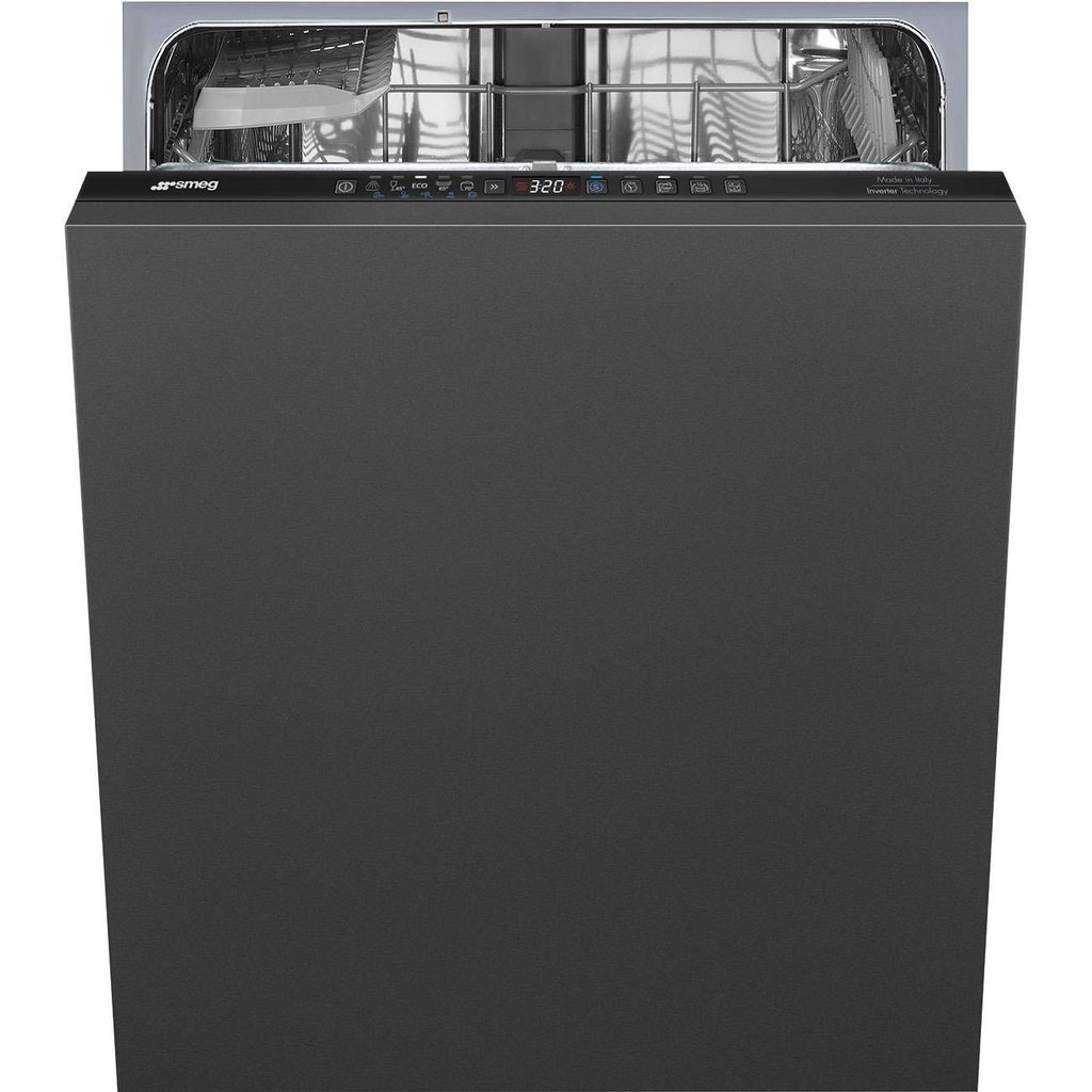 Lave-vaisselle Smeg STL252CLFR, entièrement intégrable 60 cm, 13 couverts, classe C, 45 dB, 11 programmes