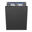 Lave-vaisselle Smeg STL342CSL tout intégrable 60 cm, 13 couverts, classe C, 44 dB, départ différé 24 h