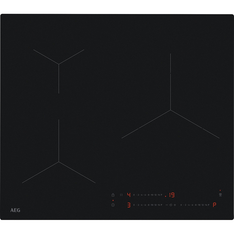 Plaque induction AEG TO63IP00IT, 3 foyers, chauffage par induction, plaque de cuisson avec foyer de 28,0 cm